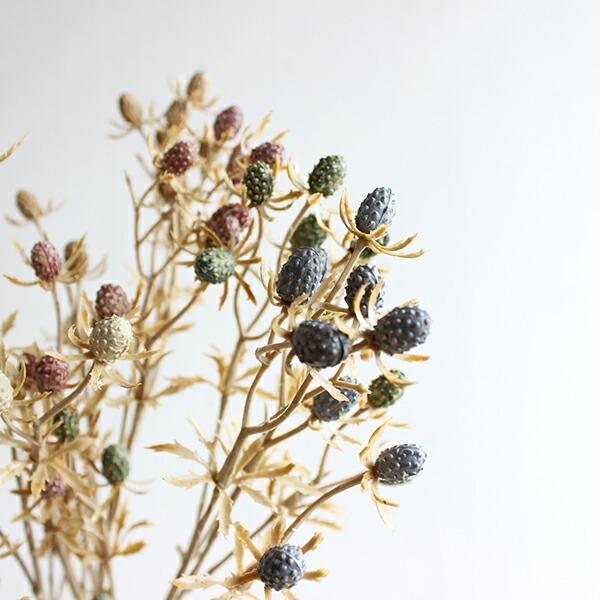 閉店SALE 在庫処分価格 / エリンジウム ドライタッチ 造花 フェイクフラワー インテリア ドラ...