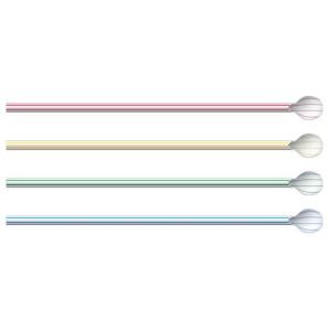 かき氷 ストロー スプーンストロー 裸（4色アソート）　500本