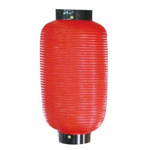 提灯・提燈（ちょうちん） 9053 赤無地 大八（大看板） : みやこ