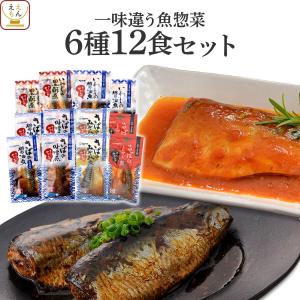 クーポン 配布 レトルト 惣菜 おかず 魚 さば いわし 煮魚 ６種12食 セット YSフーズ レトルト食品 常温保存 父の日 2024 内祝い ギフト｜e-monhiroba