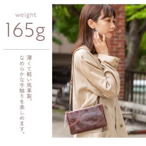 お財布ポシェット サコッシュ 本革 馬革 日本...の詳細画像2