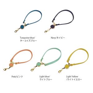 リール付きストラップ キーホルダー 本革 牛革...の詳細画像5