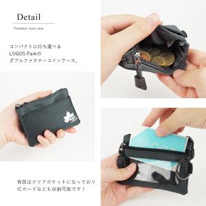 LOGOSPark ダブルファスナー小銭入れ ...の詳細画像1