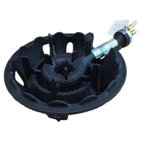 業務用鋳物コンロ 一重小（並型）・種火無し ガスバーナー(普及タイプ)