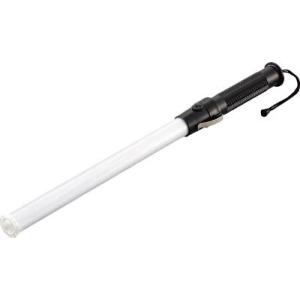 緑十字　ＬＥＤ合図灯（青・赤　切り替え）　ＬＥＤ６個使用　３４Φ×５４０（発光部３４０）