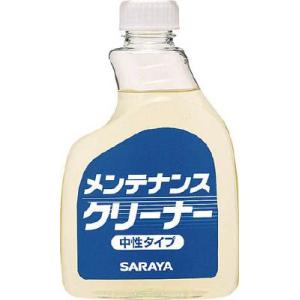 サラヤ　油汚れ用洗浄剤　メンテナンスクリーナー　４００ｍＬ詰替カセット