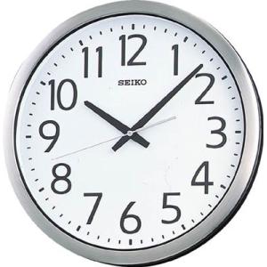 ＳＥＩＫＯ　防湿・防塵型フィスクロック壁掛時計　直径３８１×４０　金属枠