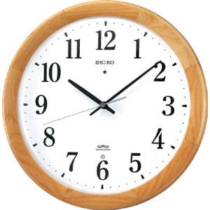 ＳＥＩＫＯ　電波掛時計　３２６ｍｍ　おやすみセンサー付