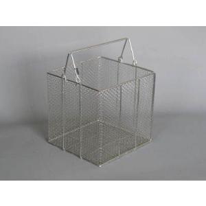 三和化研　ステンレスカゴ　ＳＳ２２０角カゴ 220×220×220