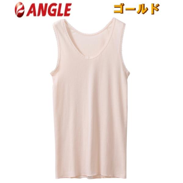 アングル gold-100 レディース 袖なしシャツ 通年タイプ 30-1002 婦人