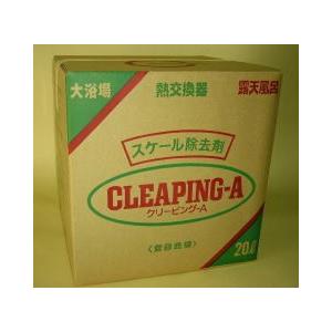 スケール除去剤　クリーピングＡ　20L　温泉浴室洗浄剤　熱交換器洗浄剤