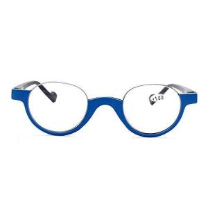 イェローロック四色セット レトロ丸型メガネ 超軽量PC老眼鏡 おしゃれリーディンググラス 携帯用