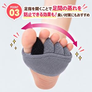 ふわふわ足指カバー 1足 左右セット 足指セパ...の詳細画像4