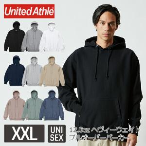 パーカー 無地 長袖 厚手 裏起毛 大きいサイズ メンズ United Athle ユナイテッドアスレ 12.0オンス ヘヴィーウェイト プルオーバーパーカー 5673-01 (C)｜e-monoutteru