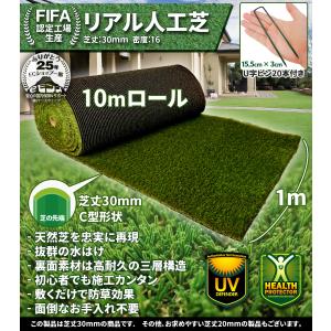 人工芝 ロール 【 リアル人工芝 】 1mx1...の詳細画像1