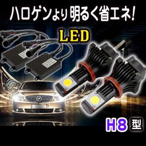 【特価】 LEDバルブ H8 1800ルーメン 12V 24V 対応 【ユニパワー CREE G2】  ユニパワー・エレクトロニクス ※ハロゲンより明るく省エネで格安｜e-monz