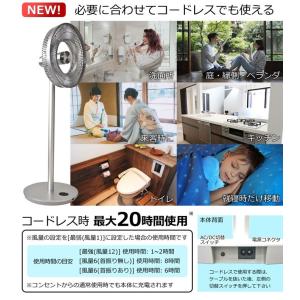 扇風機 【 SuspeFanV 】 シルバー ...の詳細画像2