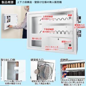 無人販売機 壁掛け型 【 カベンダー8 】 上...の詳細画像2