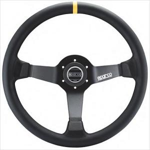 sparco/スパルコ L777 ブラックレザー/ブラックスポーク 商品番号