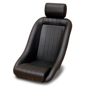 【masaroby】ヘッドレスト COBRA/コブラ CUB（キャブ）ブラックレザー ヘッドレスト付 : NANIWAYA