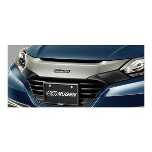 無限/MUGEN フロントスポーツグリル スーパープラチナ・メタリック×ツヤ有りブラック ヴェゼル/...