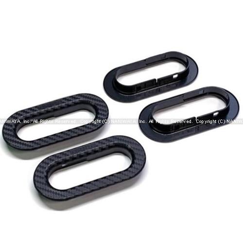 BRIDE/ブリッド フルバケットシート用 グロメットセット(ベルトホール部) 4個入り カーボン模...