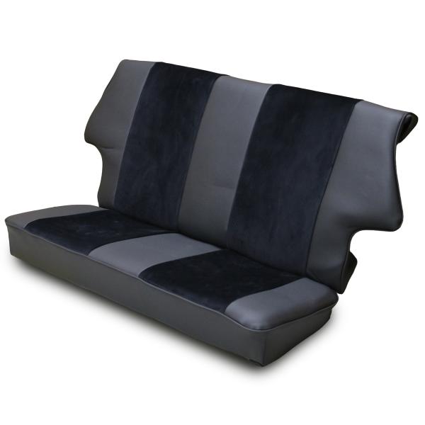 COBRA/コブラ OLD MINI（オールドミニ）リアシートカバー ブラックレザー×コーデュロイ