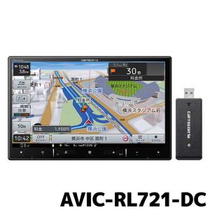 [予約]AVIC-RL721-DC パイオニア カーナビ カロッツェリア 楽ナビ 8V型HD ネットワークスティックセット｜e-naviya2