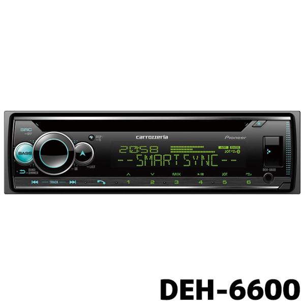 DEH-6600 パイオニア カーオーディオ カロッツェリア 1DIN CD/Bluetooth/U...