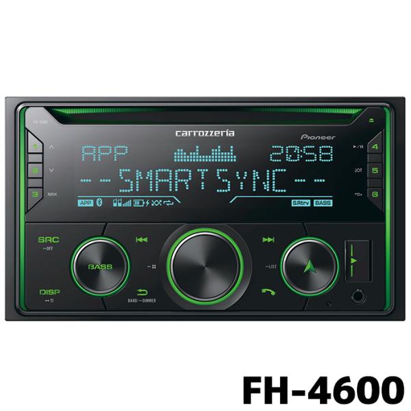 FH-4600 パイオニア カーオーディオ カロッツェリア 2DIN CD/Bluetooth/US...