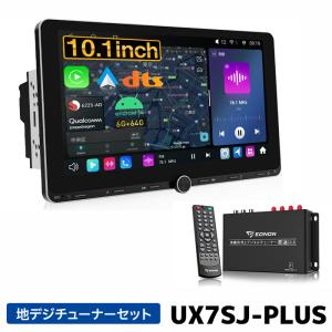 UX7SJ-PLUS+V0056 EONON ディスプレイオーディオ OBD2セット 10.1