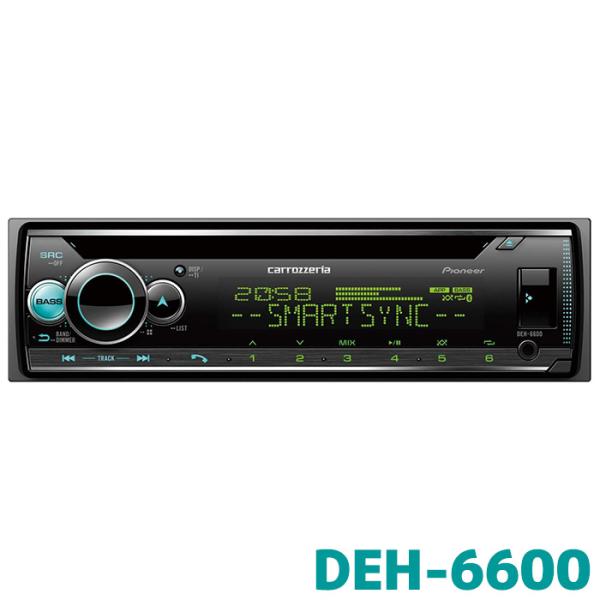 DEH-6600 パイオニア カーオーディオ カロッツェリア 1DIN CD/Bluetooth/U...