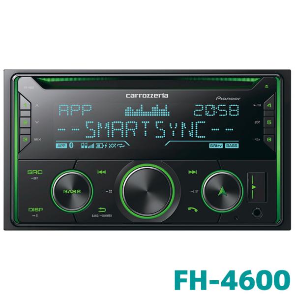 FH-4600 パイオニア カーオーディオ カロッツェリア 2DIN CD/Bluetooth/US...