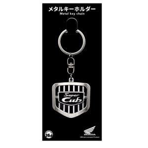 【在庫有】ジュウロクホウイ｜Honda(ホンダ)スーパーカブ[AA09]フロントトップカバーエンブレム｜メタル製キーホルダー｜25764｜e-net