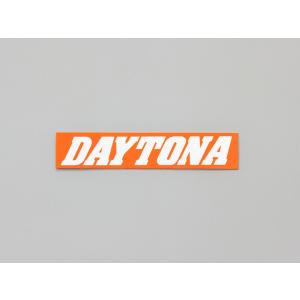 デイトナ（DAYTONA）DAYTONA ステッカー 角ステッカー オレンジ/白(文字) (21262)｜e-net