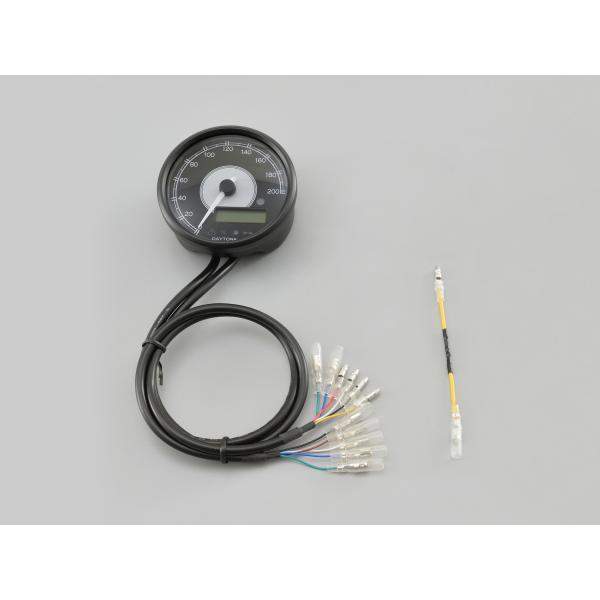 デイトナ（DAYTONA）VELONA 電気式タコ＆スピードメーター Φ80 15000rpｍ｜表示...