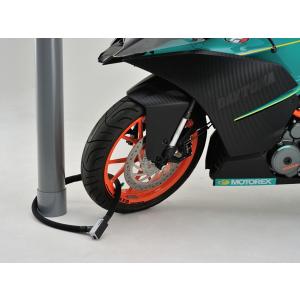 デイトナ（DAYTONA） ストロンガースチールリンクロック　キーロックタイプ　1200mm/シルバー (97660)｜e-net