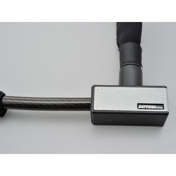 デイトナ（DAYTONA） ストロンガーワイヤーロック　キーロックタイプ　1800mm/シルバー (...