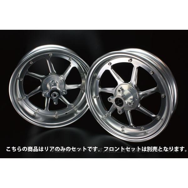【K】Gクラフト（G-Craft）GROM用12インチリアセット（ホイール：シルバー、スペーサー・ハ...