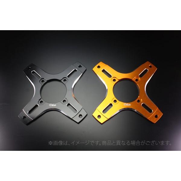 【K】Gクラフト（G-Craft）ホイールスペーサー　十字タイプ　ツートン仕様　ブラック/汎用（39...