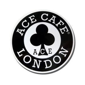 【在庫有】ACE CAFE（エースカフェ） デカール ステッカー ラウンド 80mm【80mm】(11ACE-N001DE)｜e-net