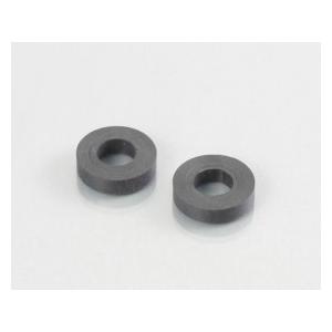 キタコ(KITACO) (K-CON) ラバーカラー（φ6用） φ6/18×1/2ヶ　サイズ=A：1mm B：φ18 C：φ6.2(0900-094-09802)｜e-net