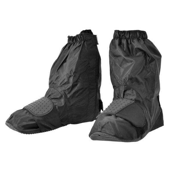 コミネ(KOMINE)RK-034 NEO RAIN BOOTS COVER SHORT M｜ブラッ...