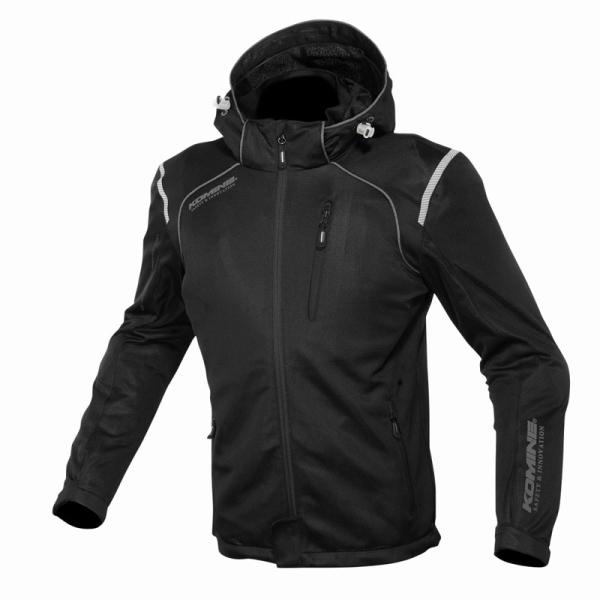 コミネ(KOMINE)JK-135 P FULL M-PARKA Solid-Black S｜Sol...