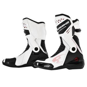 コミネ(KOMINE)BK-087 SUPREM RACING BOOTS WHT 25.5｜ホワイト/25.5｜e-net