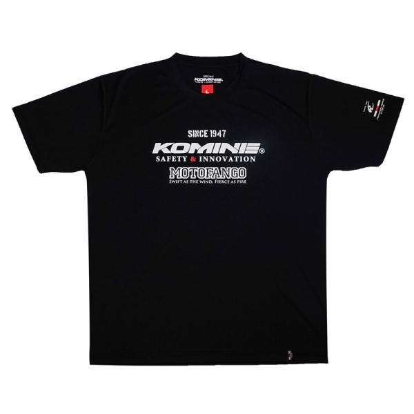 コミネ(KOMINE)JK-400 KOMINE T SHIRTS BLK-KOMINE L｜ブラッ...