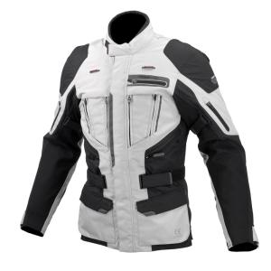 コミネ(KOMINE) JK-613 プロテクトフルイヤージャケット（ライトグレー/ブラック/4XL）｜e-net