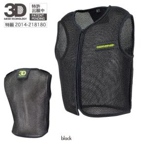 コミネ(KOMINE) JK-084 3Dエアメッシュインナーベスト (ブラック/M)｜e-net