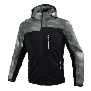 コミネ(KOMINE)JK-1143 P MESH PARKA スモーク-BK XL｜スモークブラック/XL｜e-net