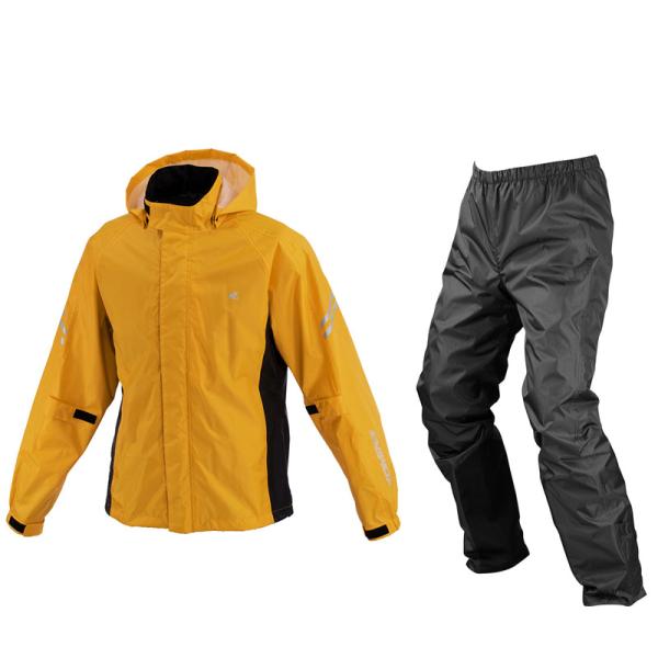 コミネ(KOMINE)RK-5393 BREATHTER RAINWEAR イエロー M｜イエロー/...